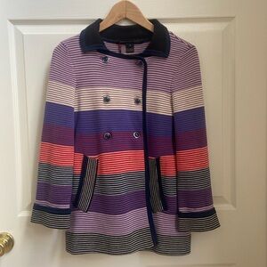 (Women’s S) Marc by Marc Jacobs Striped Sweater Blazer